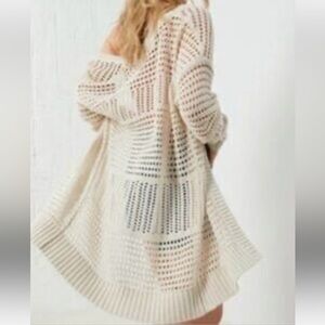 UpWest Open Stitch Open Front Cardigan